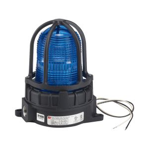 Luz de advertencia LED color Azul para ubicaciones peligrosas, montaje para superficies, 120/240Vca,