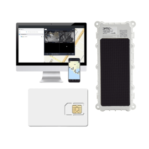KIT Dispositivo de Seguimiento de Activos / Protección IP67 /  Recargable Li 9600 mAh / LTE Cat-M1/NB-IoT / Tamaño Compacto / Funciona con Energía Solar / + EPCOMGPSCODE + SIM500MB2Y