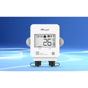 DISPLAY LORAWAN PARA SENSOR DE TEMPERATURA Y SENSOR MAGNETICO PARA USO EN CUARTOS FRIOS