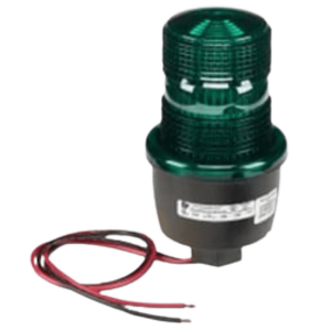 Luz de advertencia LED serie Streamline, 120 Vca, montaje en tubo, color Verde