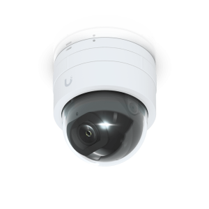 Cámara IP UniFi G5 Domo Ultra, de bajo perfil para interior, 2K (4MPX), ángulo amplio 102.4°, visión nocturna IR hasta 20 mts, detección de eventos, para pared o techo