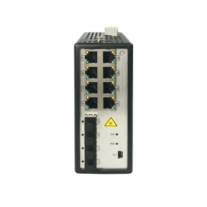 Switch Gigabit PoE+ / Industrial / Administrable / 8 Puertos Gigabit PoE+ (30 W) / 4 Puertos SFP / 250 W Total / 48 a 57 VCD / Ideal para Proyectos