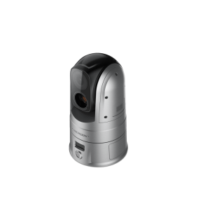 Turret IP Dual / Térmica 1.8 mm (160 x 120) / Óptico 2 mm (4 Megapixel) / Detección de Personas 53 mts / 15 mts IR / Exterior IP67 / PoE / Termométrica / Detección de Temperatura / Sirena y Luz / Micro SD 32 GB Incluida