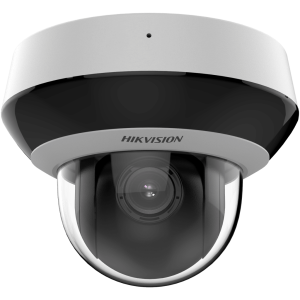 Mini Domo PTZ IP 2 Megapixel / 4X Zoom / H.265+ / 20 mts IR EXIR / WDR / PoE / IK10 / Exterior IP66 / Ultra Baja Iluminación / Micrófono Integrado / PoE / microSD