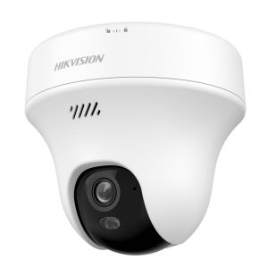 Turret PT  IP 2K Megapixel / Lente 2.8 mm / Dual Light (10 mts IR + 10 mts Luz Blanca) / Wi-Fi / IP54 / dWDR  / H.265 / Audio Bidireccional (Micrófono y Bocina)