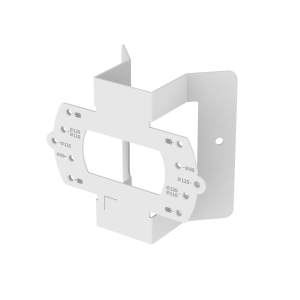 Montaje en Esquina / Material Aluminio / Carga Máxima 5 kg / Compatible con Varios Modelos Hanwha Vision / RAL9003
