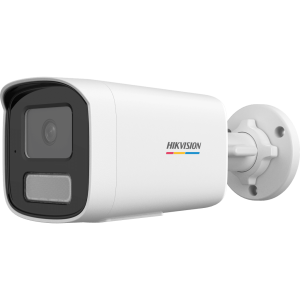 [ColorVu 3.0 + MD 3.0]Bala IP 4 Megapixel / Lente 4 mm / 50 mts IR + 50 mts Luz Blanca / Micrófono Integrado / ACUSENSE Lite / Exterior IP67 / WDR 120 dB / PoE / Micro SD