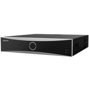 NVR 12 Megapixel (4K) / 32 Canales IP / Reconocimiento Facial / AcuSense / 8 Bahías de Disco Duro / 2 HDMI en 4K / Alarmas I/O