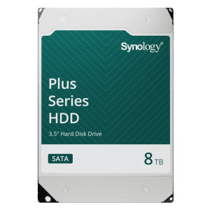 Disco Duro SATA de 3.5" Serie Plus | Capacidad 8TB | Tecnología CMR | MTBF de 1.2 Millón de Horas | Carga de Trabajo de 180 TB/Año | Compatible con Synology DSM.