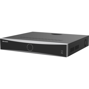 [Acusearch] NVR 12 Megapixel (4K) / 32 canales IP / 16 Puertos PoE+ / Reconocimiento Facial / AcuSense (Evita Falsas Alarmas) / 4 Bahías de Disco Duro / Switch PoE 300 mts / HDMI en 4K / Alarmas I/O