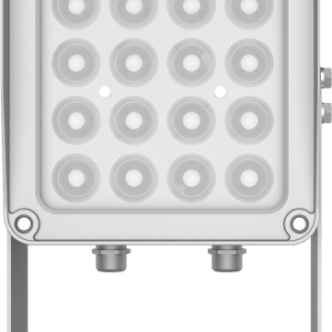 Lampara IR de Luz Continua / 16 Lámparas LED / Distancia Efectiva 16 a 25 metros / Cobertura 40° / Exterior IP66