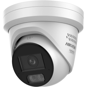 [Dual Light + 2 Micrófonos Integrados] Turret IP 8 Megapixel (4K) / Lente 2.8 mm / 30 mts Luz Blanca + 30 mts IR / ACUSENSE / Exterior IP67 / WDR 120 dB / PoE / ONVIF / Micro SD / Metal / ACUSEARCH