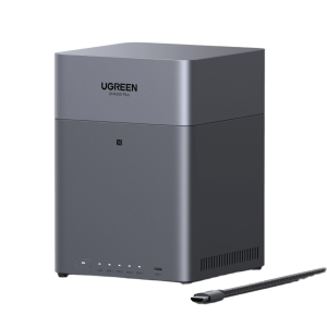 NAS UGREEN NASync DH4300PLUS / 4 Bahías SATA / Procesador RK3588C 8 GB RAM / 2.5GbE Puerto / HDMI 4K / USB 3.2 Type-C / RAID 0/1/5/6/10 / Acceso Remoto UGREENlink