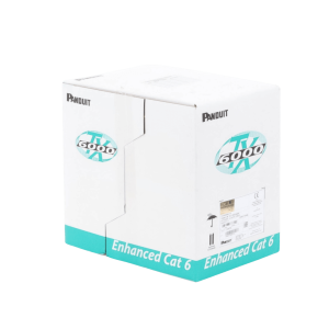 Bobina de Cable UTP 305 Metros (1000 Pies) de Cobre, TX6000? PanNet, Reelex, Blanco, Categor?a 6 Mejorado (23 AWG), PVC (CM), de 4 Pares