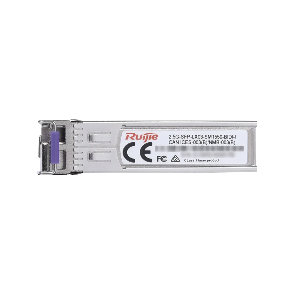 Transceptor Lado (B) un Hilo BiDi SFP 2.5Gb LC Monomodo Tx 1550nm / Rx 1310nm, hasta 3km - Image 2