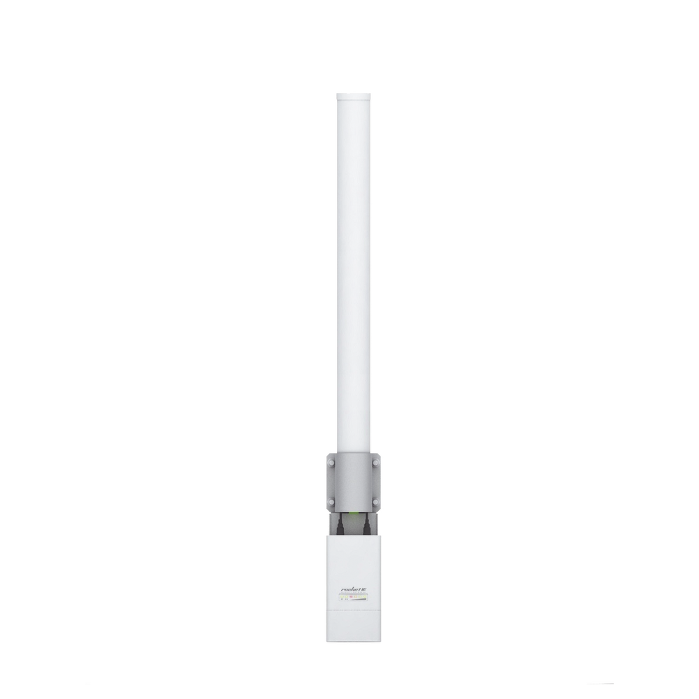 Antena omnidireccional, potente cobertura de 360°, doble polaridad MIMO 2x2, frecuencia 5 GHz (5.45-5.85 GHz) de 13 dBi