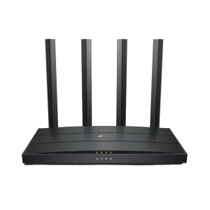 Router WiFi 6 AX 1500Mbps / MU-MIMO 2X2 y OFDMA / 1 Puerto WAN 10/100/1000 Mbps / 3 Puertos LAN 10/100/1000 Mbps / 4 Antenas / Conexión Inalámbrica OneMesh