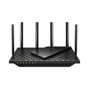 Router WiFi 6 Doble Banda / AX5400 MU-MIMO 4X4 y OFDMA / 1 puerto WAN 10/100/1000 Mbps / 4 puertos LAN 10/100/1000 Mbps / 1 puerto USB 3.0 / 6 potentes antenas / Administración App (Tether) o Página web / Protección HomeShield