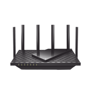 Router Triple Banda WiFi 6E / AX5400 MU-MIMO / 1 Puerto WAN 1 10/100/1000 Mbps / 4 Puertos LAN 10/100/1000 Mbps / 1 puerto USB 3.0 / 6 antenas de alta ganancia / OneMesh ™