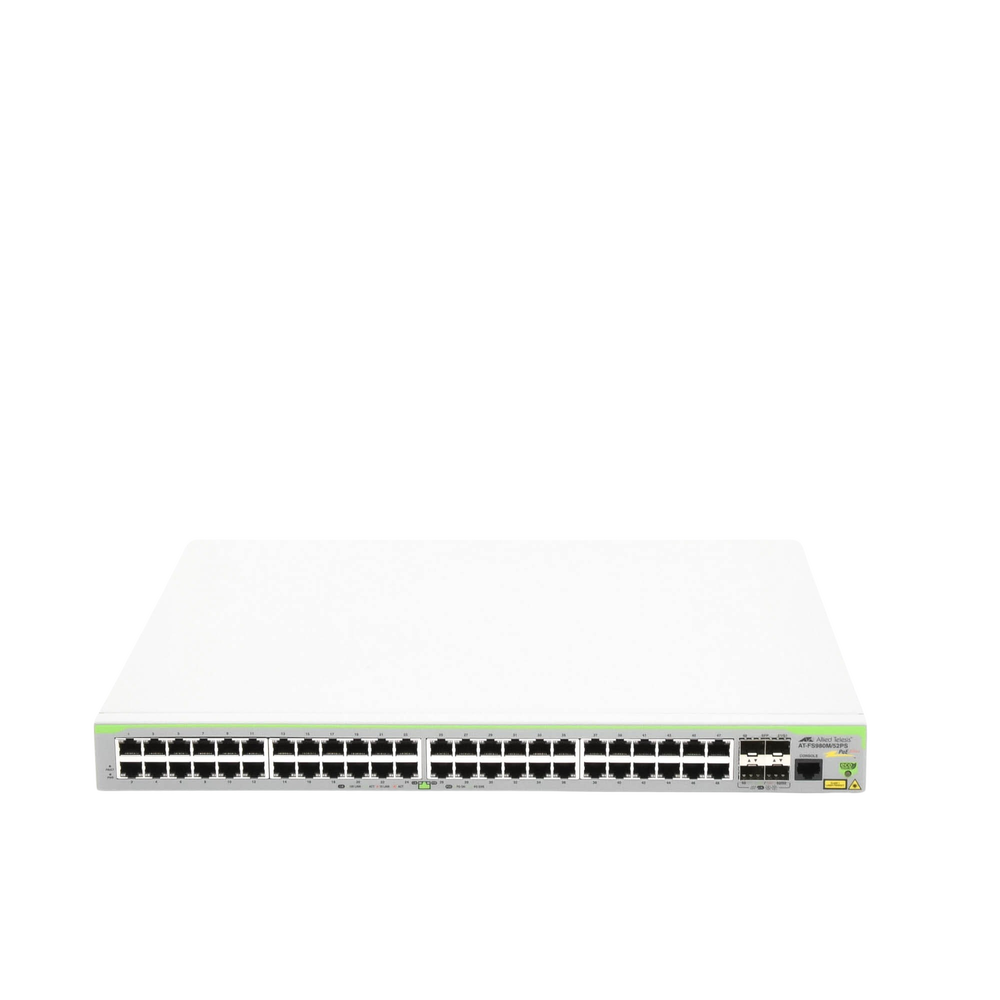Switch PoE+ Administrable CentreCOM FS980M, Capa 3 de 48 Puertos 10/100Mbps + 4 SFP Gigabit, 375W - Image 5