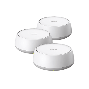 KIT 3 Routers Inalámbrico MESH Interior para Hogar / Doble Banda Wi-Fi 7 BE3600 Mbps / 2 Puerto 2.5 Gigabit WAN/LAN / 4 Antenas Internas / Operación Multi-Link MLO / Administración Mediante la App Deco (iOS, Android) / HomeShield