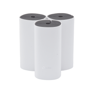 Kit de Router inalámbrico mesh Deco E4 para Hogar / Doble banda AC 1200  / 2 puertos 10/100 Mbps / Compatible con amazon alexa.