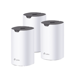 Kit 3 Routers Inalámbricos MESH Interior para Hogar / Doble Banda Wi-Fi 5 AC1900 Mbps / 3 Puerto Gigabit WAN/LAN / 3 Antenas Internas / Administración Mediante la App Deco (iOS, Android)