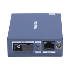 Convertidor Fibra Óptica / Receptor / Monomodo (RX) / 1 Puerto SFP (SC) 100 Mbps / 1 Puerto RJ45 10/100 Mbps / HASTA 20 KM / Plug and Play