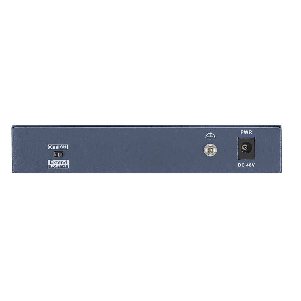 Switch PoE+ / No Administrable / 3 Puertos 10/100 Mbps 802.3 af/at (30 W) + 1 Puerto 10/100 Mbps Hi-PoE (60 W) / 2 Puertos 10/100 Mbps Uplink / Modo Extendido hasta 300 Metros / 60 W - Image 5