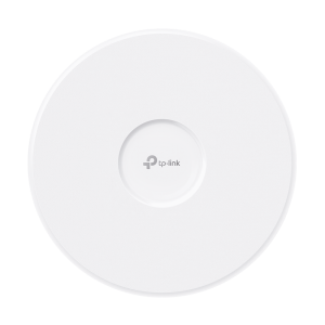 Punto de Acceso Omada / Wi-Fi 7 BE22000 MU-MIMO 4x4 / 2 Puertos 10 Gbps / Mesh Omada / Operaciones Multiencale (MLO) / Configuración por Controlador o Stand-Alone / Para Montaje en Techo/pared / Alimentación PoE++