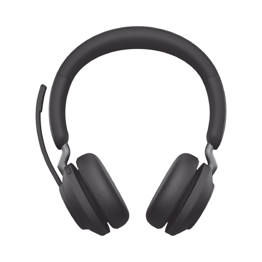 Jabra Evolve2 65, Auricular stereo versión UC con aislamiento de ruido activa, dongle USB-A indicador de ocupado (Busylight) (26599-989-999)
