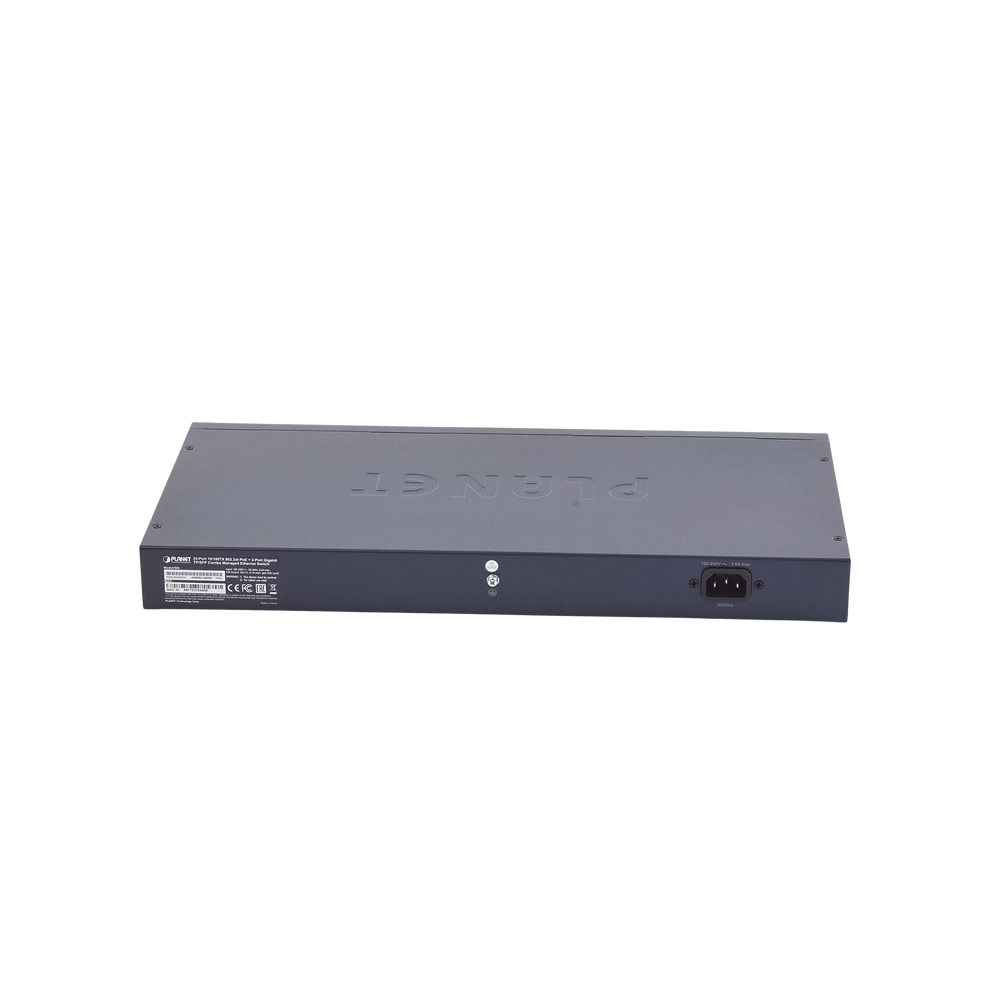 Switch administrable de 24 puertos 10/100TX PoE+ y 2 puertos combo TP/SFP Gigabit - Image 4
