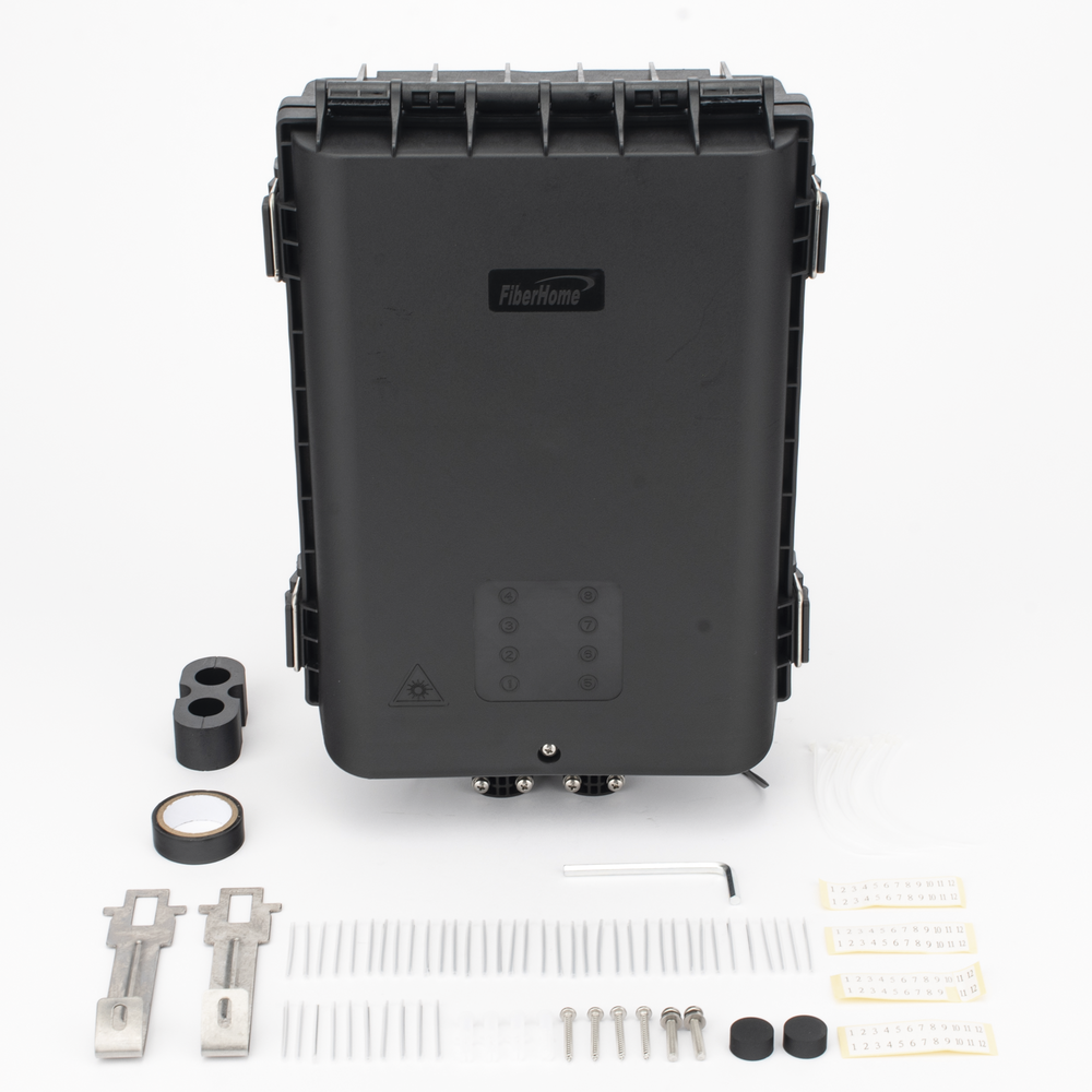 HUB Box Preconectorizada EASYCONN® de FiberHome para Exterior, IP68, Hasta 96 Empalmes, Incluye 2 Splitters 1*4 - Image 8