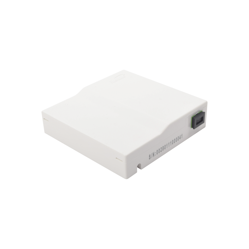 Caja Terminal de Fibra Óptica (Roseta) con un Acoplador SC/APC, Color Blanco - Image 2