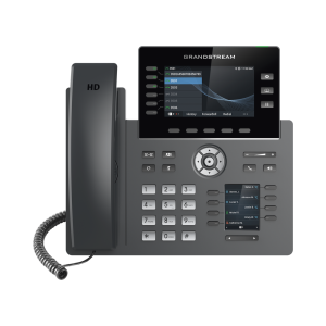 Teléfono IP Wi-Fi, Grado Operador, 6 líneas SIP con 6 cuentas, pantalla a color 4.3", puertos Gigabit, Bluetooth, PoE, codec Opus, IPV4/IPV6 con gestión en la nube GDMS