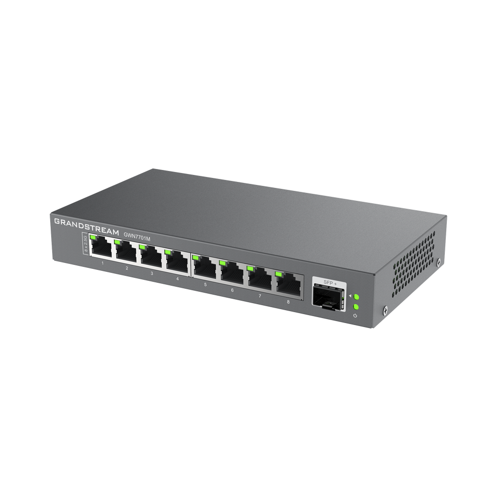 Switches de red Multi-Gigabit de 2.5G No Administrable / 8 Puertos RJ45 de 100/1000/2500Mbps / 1 puerto de fibra SFP+ - Image 3