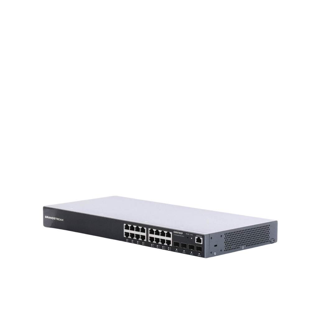 Switch Gigabit PoE+ Administrable / 16 puertos 10/100/1000 Mbps + 4 Puertos SFP Uplink / Hasta 240W / Compatible con GWN Cloud. - Image 3