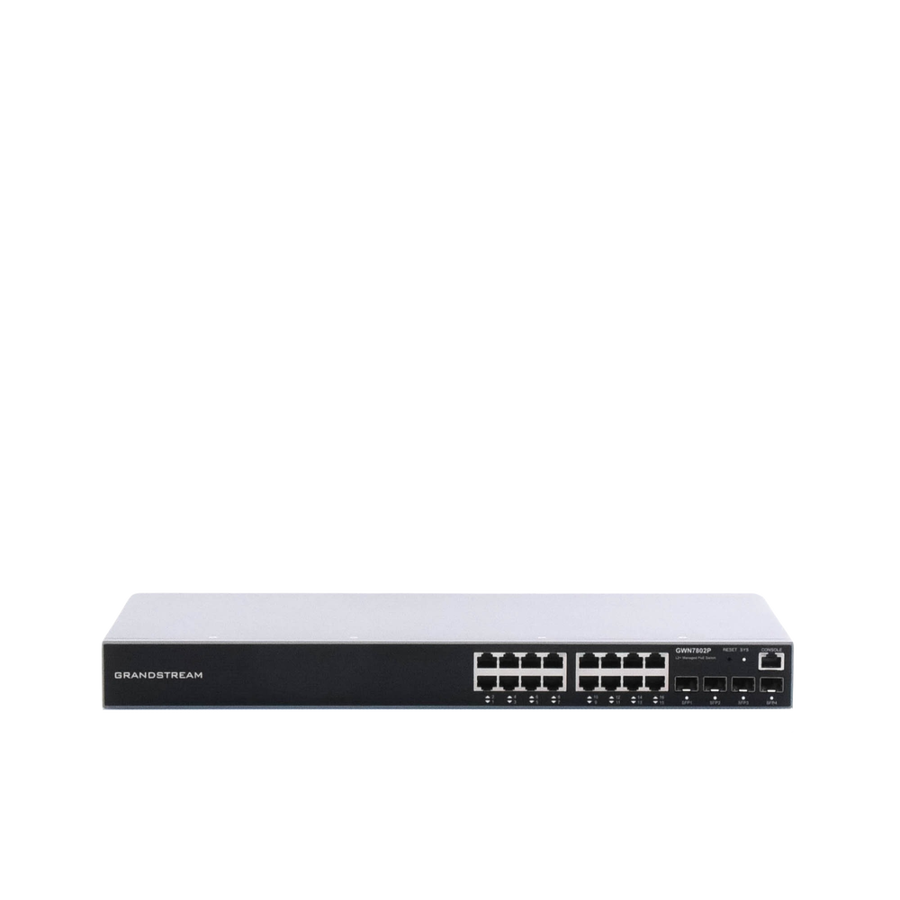 Switch Gigabit PoE+ Administrable / 16 puertos 10/100/1000 Mbps + 4 Puertos SFP Uplink / Hasta 240W / Compatible con GWN Cloud. - Image 6