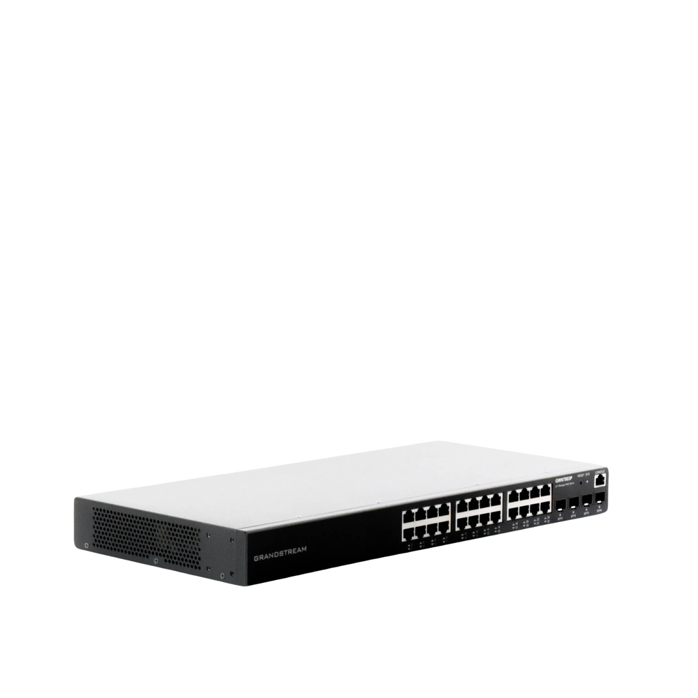 Switch PoE+ Administrable / 24 Puertos 10/100/1000 Mbps + 4 SFP / 360W PoE Total / Switching 56 Gbps / Cloud GWN Sin Costo / Montable en Rack - Image 4