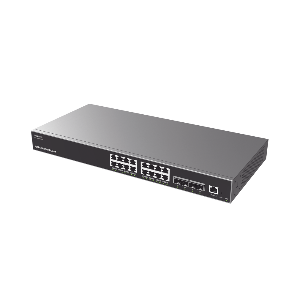 Switch Capa 3 PoE+ Administrable / 16 puertos 10/100/1000 Mbps + 4 Puertos SFP+ de 10 Gigabits / Hasta 240W / Compatible con GWN Cloud. - Image 2