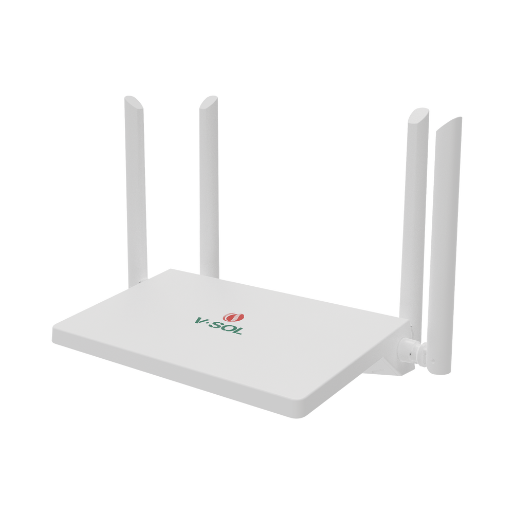 Router Inalámbrico WiFi 6 / 4 puertos LAN Gigabit/ Soporta MESH con las ONUs WiFi 6 de V-SOL / Diseño Compacto