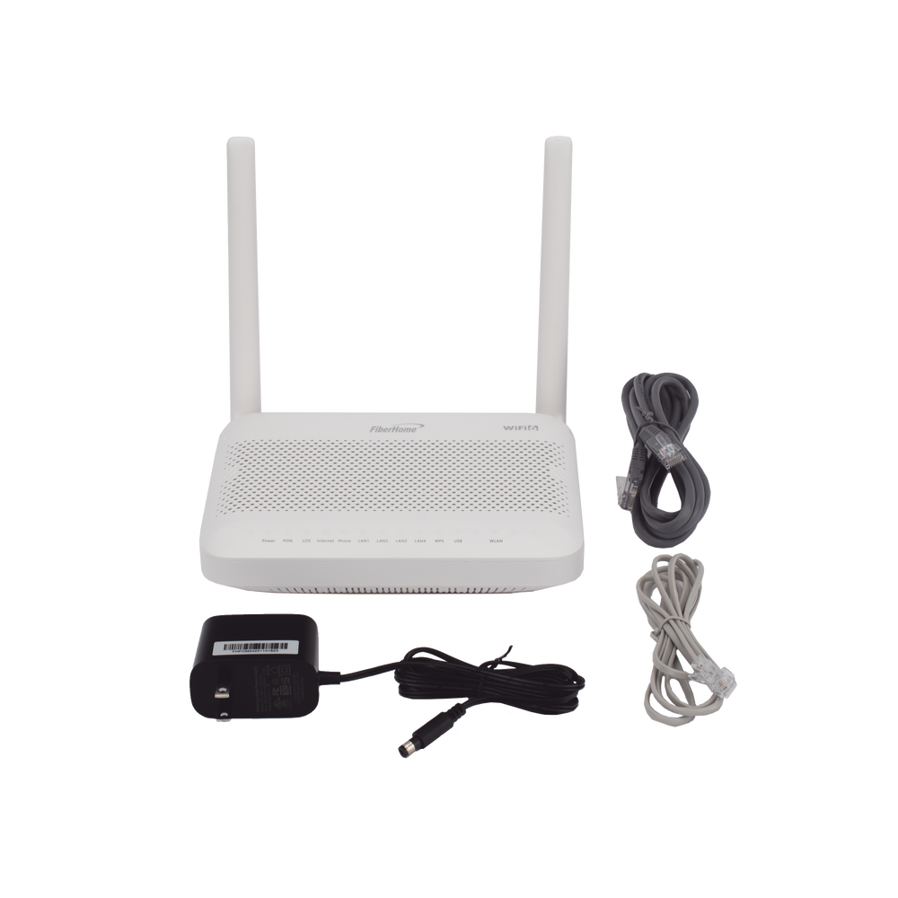 ONU GPON WiFi 6, (2.4/5 GHz), 2 Antenas de 5 dBi, Compatible con OLT de Terceros, 4 puertos Gigabit + 1 POTS + 2 USB, conector SC/UPC - Image 7