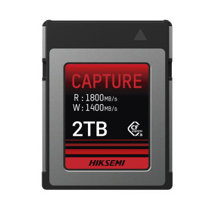 Memoria CFexpress tipo B / Clase 10 de 2 TB / Especializada para Cámaras de Fotografía y Video / 1800 MB/s Lectura / 1600 MB/s Escritura