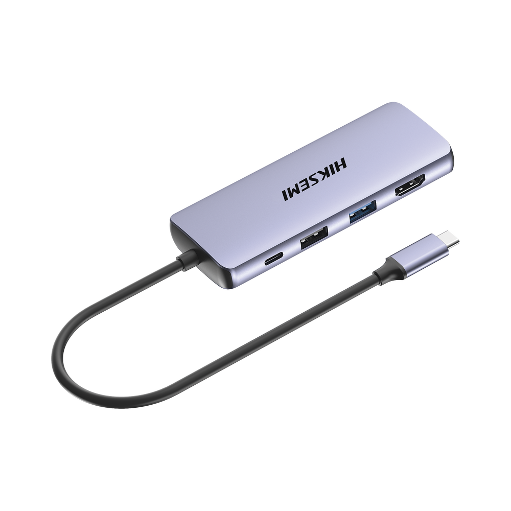 Hub (Adaptador) USB - C / 8 en 1 / 1 Salida HDMI (4K) / 1 Salida USB 2.0 / 3 Salidas USB 3.0 / 1 Salida SD (Memoria SD) / 1 Salida TF (Micro SD) / 1 Entrada USB - C (Carga Rapida / 100 Watts) - Image 2