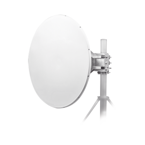Antena direccional Alto Rendimiento / Parábola profunda para mayor aislamiento al ruido /4 ft / 4.9 a 6.1 GHz / / Ganancia de 35 dBi / Soporte de acero inoxidable / Polaridad en 90 ° y 45 ° / Incluye montaje.