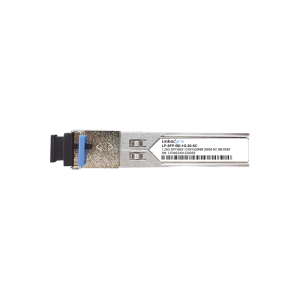 Transceptores Ópticos Bidireccionales SFP (Mini-Gbic) / Monomodo 1310 & 1550 nm / 1.25 Gbps / 1000BASE-BX / Conector SC/UPC Simplex / DDM / Hasta 3 km / 2 Piezas