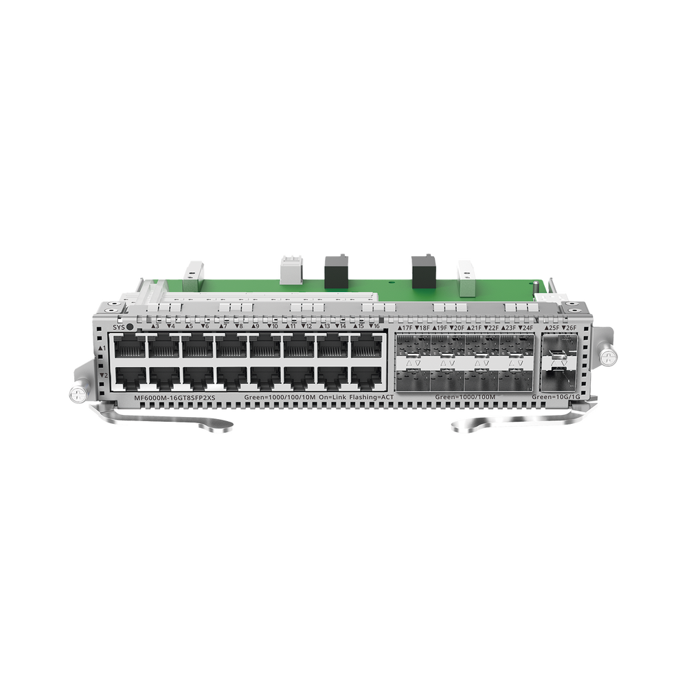 e-Lighten Tarjeta Modular para OLT modelo RG-NBF6002M, 16 puertos Ethernet de 1G, 8 puertos SFP de 1G y 2 puertos SFP+ de 10G - Image 3