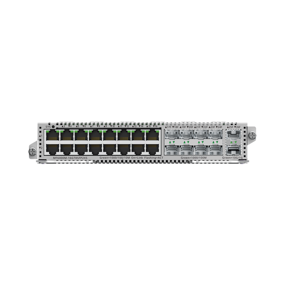 e-Lighten Tarjeta Modular para OLT modelo RG-NBF6002M, 16 puertos Ethernet de 1G, 8 puertos SFP de 1G y 2 puertos SFP+ de 10G - Image 4