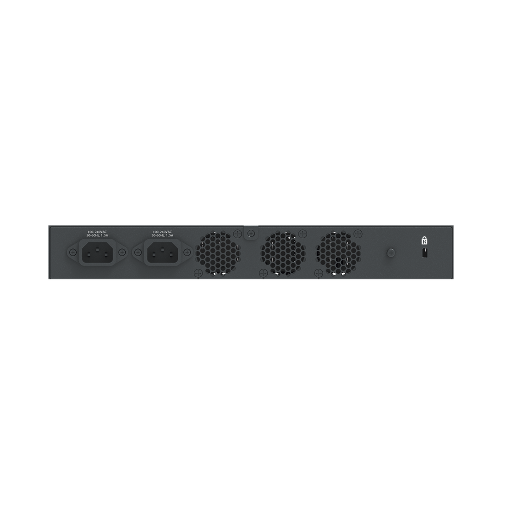 Switch cnMatrix EX3024F Ideal para Distribución en una Red Empresarial / 24 Puertos de Fibra Óptica SFP+(10 Gbps) / Capa 2 y Capa 3 / Doble Fuente de Alimentación en Corriente Alterna / Gestión Gratuita Desde la Nube - Image 2
