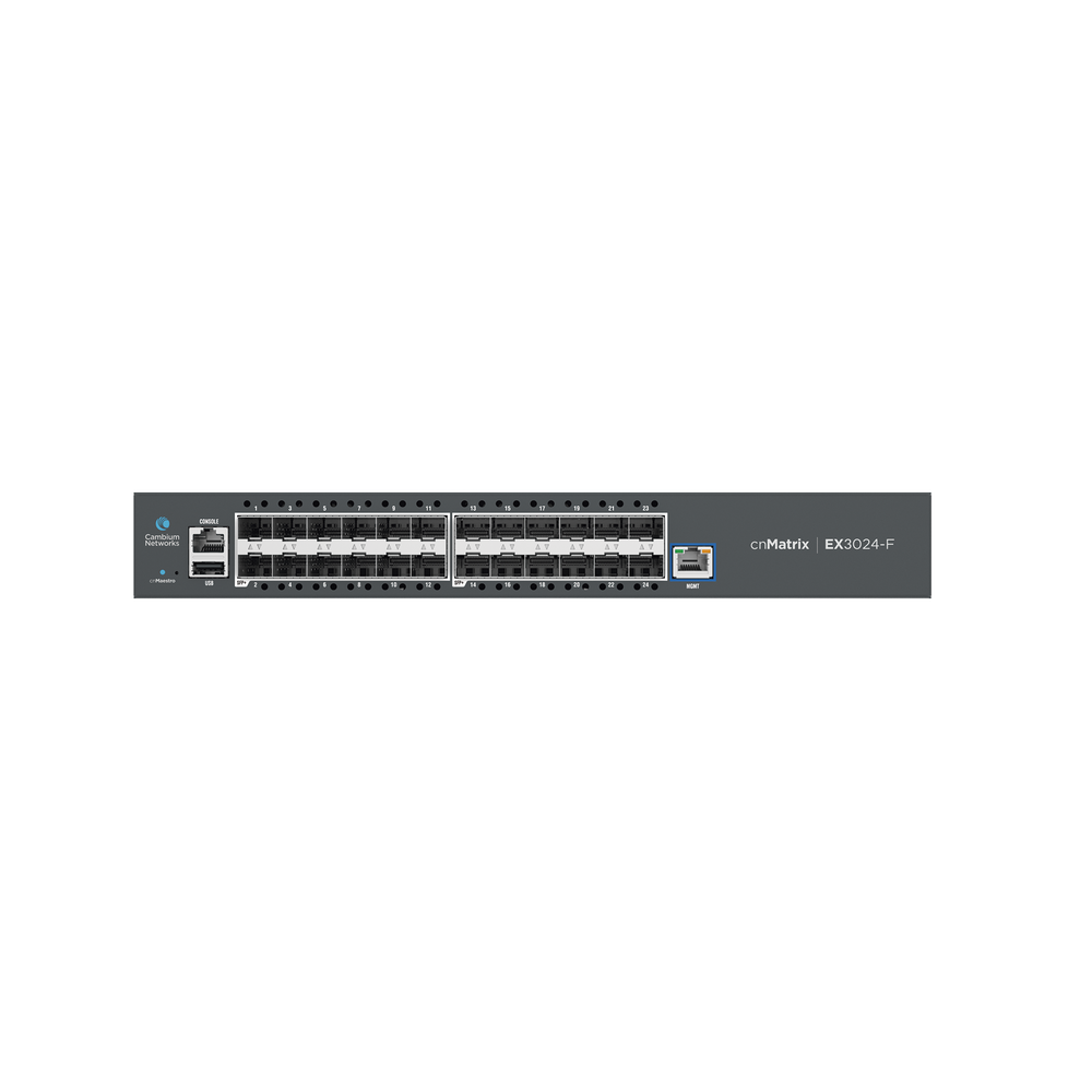 Switch cnMatrix EX3024F Ideal para Distribución en una Red Empresarial / 24 Puertos de Fibra Óptica SFP+(10 Gbps) / Capa 2 y Capa 3 / Doble Fuente de Alimentación en Corriente Alterna / Gestión Gratuita Desde la Nube - Image 3